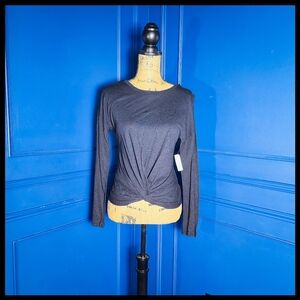 New! Numero Drop Shoulder Twist Top Shirt
